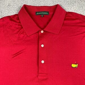 Vintage Augusta National Shirt Mens XL Red Masters Golf Polo